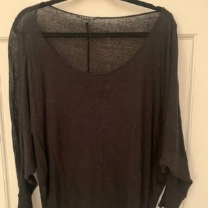 Size Large Black Off the Shoulder Top